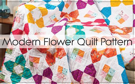 Image result for Modern Flower Quilt Patterns