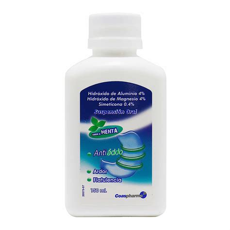 HIDROXIDO ALUMINIO + MAGNESIO + SIMETICONA ( 4.0+4.0+0.4)GR/ML ...