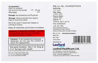 Decarin 25 Mg Injection 1 Ml - Uses, Side Effects, Dosage, Price | Truemeds