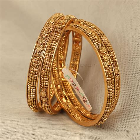 Gold Plated Set Of 4bangle Online In India