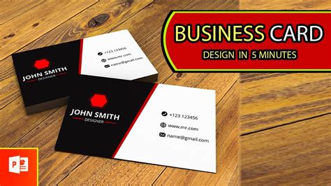 Business Card Template MS PowerPoint 的图像结果