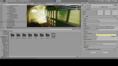 Unity HDRP Tutorial 的图像结果