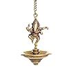 Buy eCraftIndia Dancing Ganesha Brass Hanging Oil Wick Diya (11 cm x 11 ...