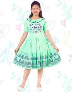 KAARIGARI Girls Below Knee Casual Dress Price in India - Buy KAARIGARI ...