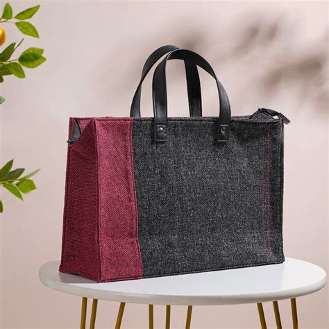 Jute Bag For Lunch Box - Buy Adult Lunch Bag Online |Nestasia
