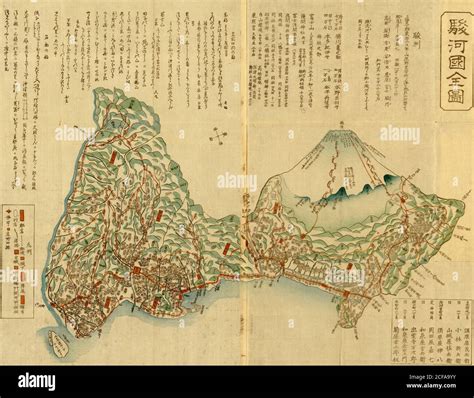 Map of japanese mountains