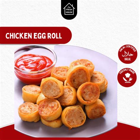 Jual CHICKEN EGG ROLL FROZEN ISI 15 DAN 10 | Shopee Indonesia