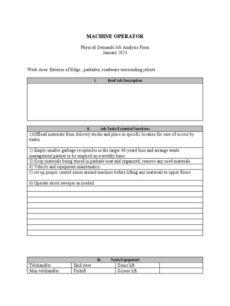 Image result for Press Operator Job Task Analysis