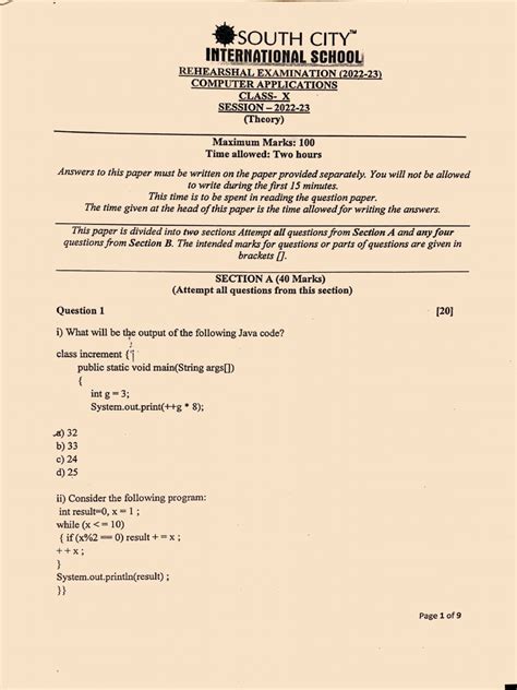 Computer Exam Paper 的图像结果