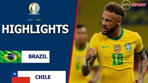 巴西 vs 智利 1 0 | 亮點 - 2021 年美洲杯 - YouTube