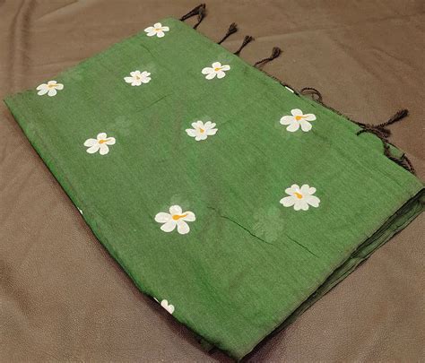 KADHI COTTON SAREE GREEN COLOUR | ThiyaTrendyCollectio