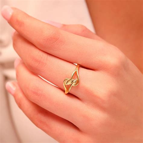 Golden Leafy Elegance 925 Sterling Silver Gold-Plated Women's Ring (Ad ...