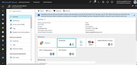 Image result for Azure Runbook Automation SQL Jobs