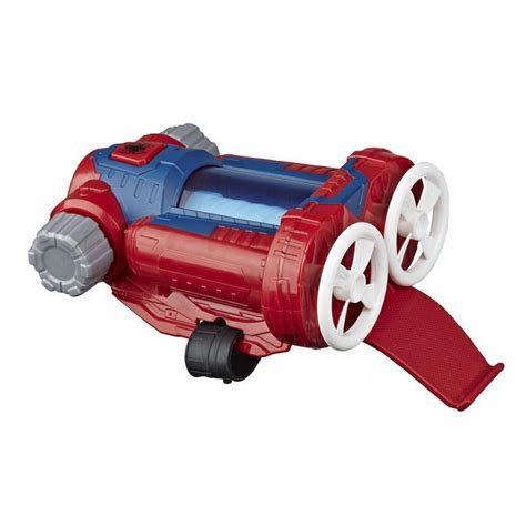Buy Spider-Man Web Shots Gear Twist Strike Blaster Toy, 3 Web ...