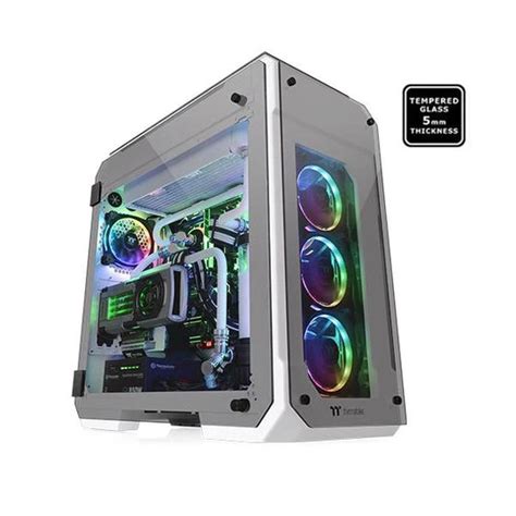 Buy THERMALTAKE View 71 ARGB ATX Full Tower Cabinet (Snow) | Elitehubs ...