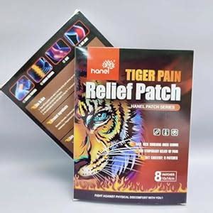 MahekuCT® Tiger Pain Relief Patch Sticker & Patches Joint Knee Relief ...