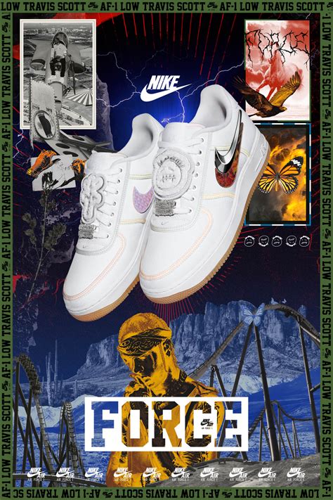 Por trás do design: Air Force 1 Travis Scott. Nike SNKRS