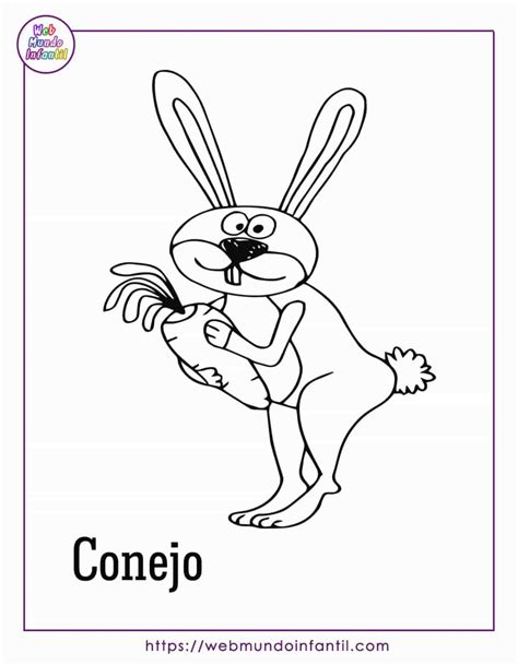 Dibujos de animales animados para colorear e imprimir