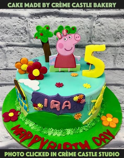 Peppa Pig Cakes | Kids Cake Designs Noida & Gurgaon - Creme Castle
