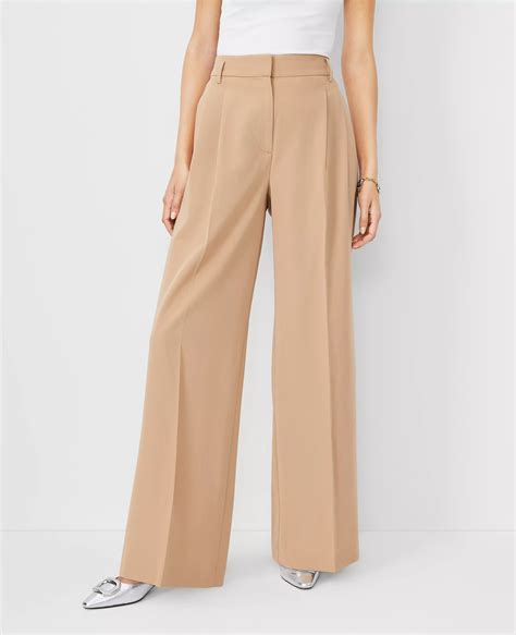 The Petite Pleated Wide Leg Pant