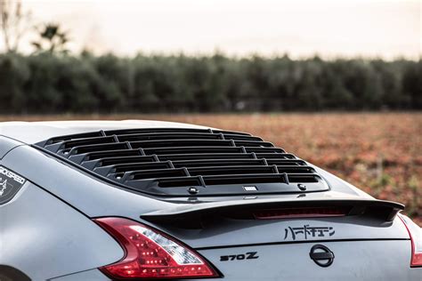 REAR WINDOW LOUVER BODY KIT SHADE VENT COVER SPOILER LIP 370Z FENDER B – C-Dub Tech