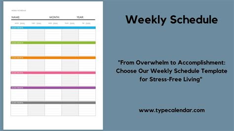 Create Weekly Schedule 的图像结果