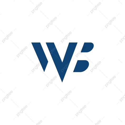 WB Monogram Logo Design By Vectorseller | TheHungryJPEG.com