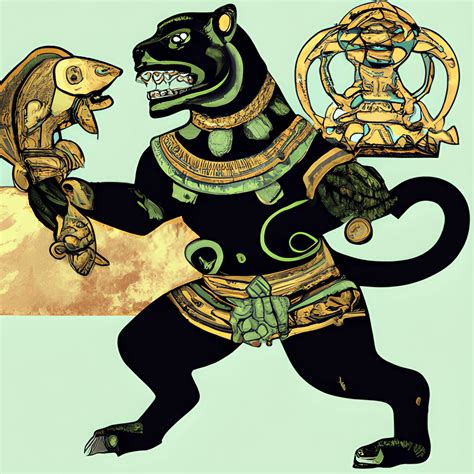 Mayan God Of War Drawing