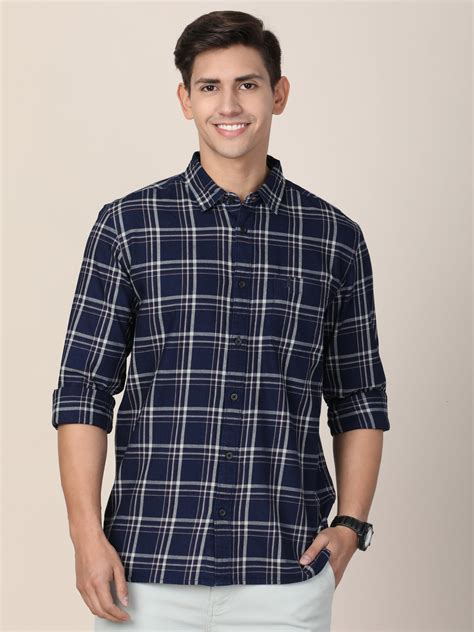 Mens Indigo Check Shirts – Merchant Marine