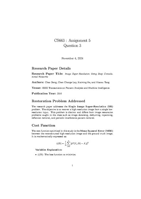 CS663 Assignment 5 Question 3 - CS663 : Assignment 5 Question 3 ...