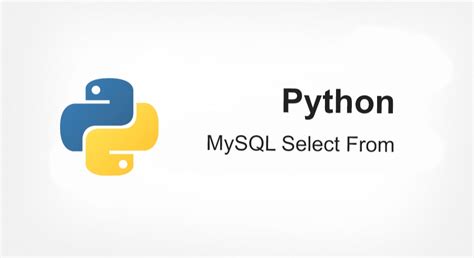 Image result for Python MySQL Select