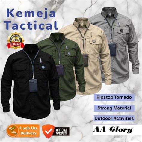 Jual Kemeja Tactical Panjang - Kemeja Kerja Lapang - Kemeja Kantor ...