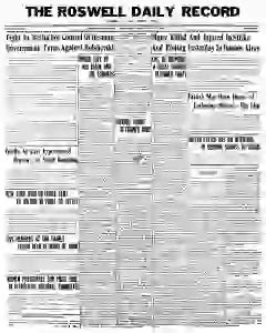 Roswell Daily Record Archives, Jan 10, 1919, p. 4