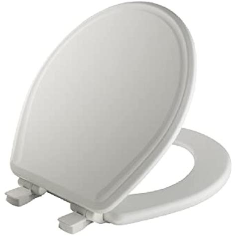 BEMIS MFG. CO. 47SLOW 000 Toilet Seat, Whisper Close, Round, White ...