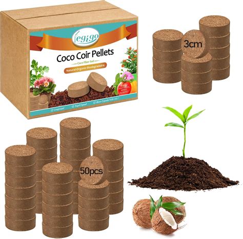 Amazon.com : Organic Coco Coir 1 Pcs Compressed Coconut Coir Brick ...