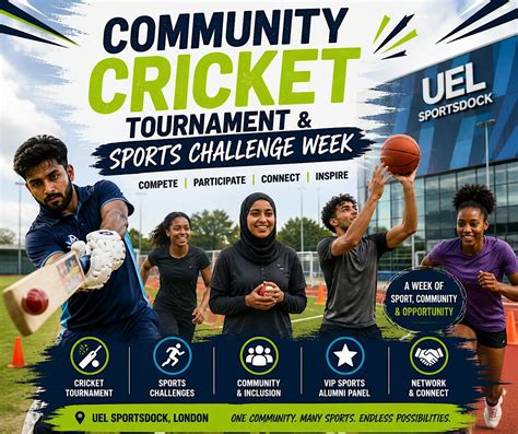 Community Cricket Tournament & Sports Challenge Week – Things to Do in ...