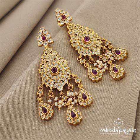 Silver Gold Plated Earrings – Page 19 – Nakoda Payals