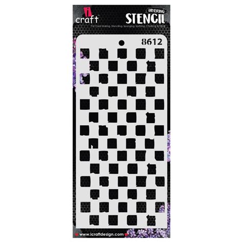 iCraft Layering Stencils - 4 x 8" - 8612| Art Lounge