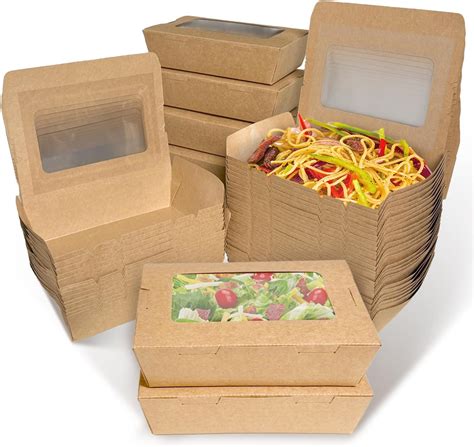 Amazon.com: UXPEYIC 50 Pack 40 OZ Take Out Food Containers, Disposable ...