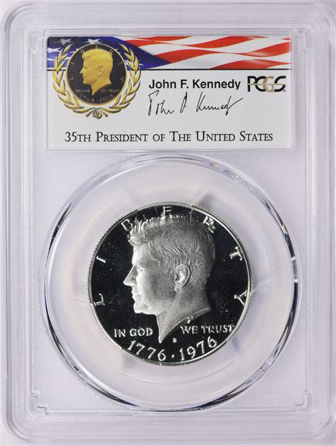 1976-S Kennedy Half Dollar Silver PCGS Proof-70 DCAM (John F. Kennedy ...