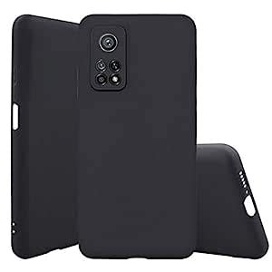 Casodon Plain Flexible Pudding Back Cover for Mi 10T Pro - Matte Black ...