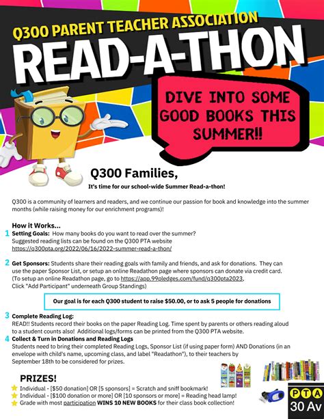 2023 Summer Read-a-Thon - Q300 PTA