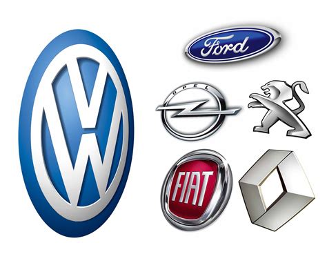European Car Brands Logos European Car Manufacturer Hi Res Stock