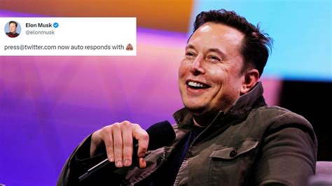 Elon Musk Sets Auto Poop Emoji For All Press Inquiries After Laying Off ...