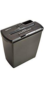 Amazon Basics 8-Sheet Strip Cut Paper Shredder