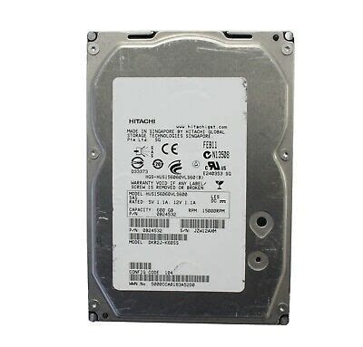 Computer Hard Drive Hitachi 600GB 15K RPM SAS Hard Drive - 2.5" 12Gbps ...