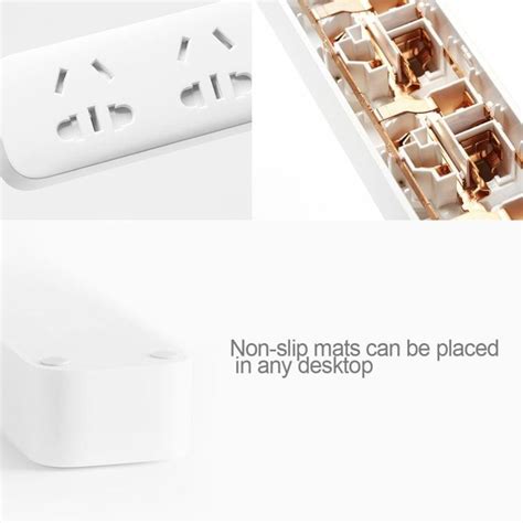 Xiaomi XMCXB03QM 5 US Outlets Power Socket, Overload Protector(White ...