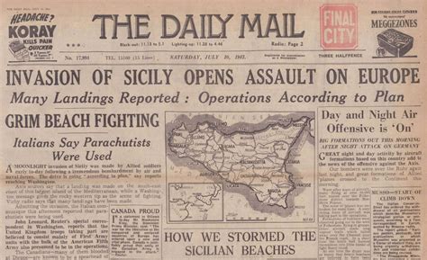 Operation Husky: The 80th Anniversary of the Invasion of Sicily