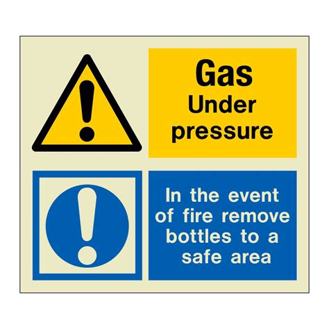Gas Under pressure (Marine Sign) | British Safety Signs