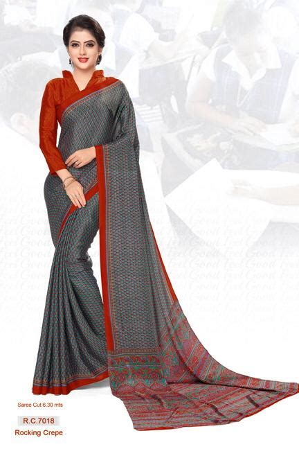 Calico printed Crepe Silk Saree – Satish Silk Mills